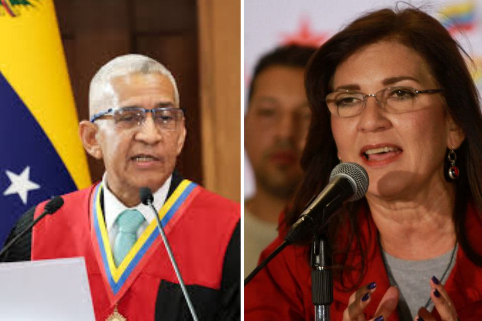 ministros de transporte y trabajo nombrados por delcy rodriguez el 18 de maro