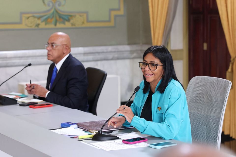 Delcy Rodríguez Jorge Rodríguez - chavismo