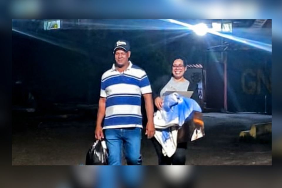 Johanna Bermudez coronel Diego Espín presos políticos