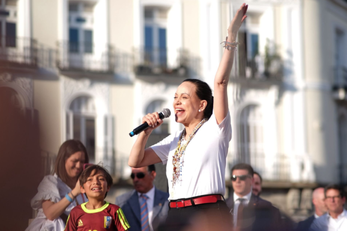 María Corina en Madrid