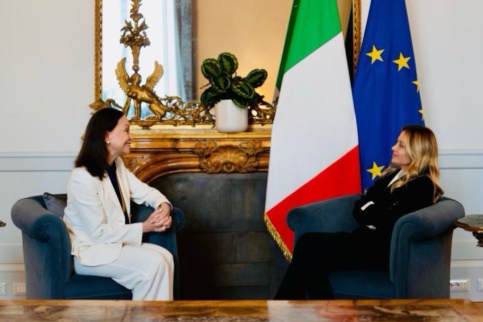 María Corina Machado Giorgia Meloni