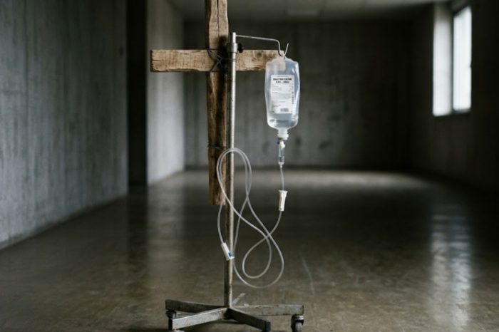 Vía crucis hasta el piso 10