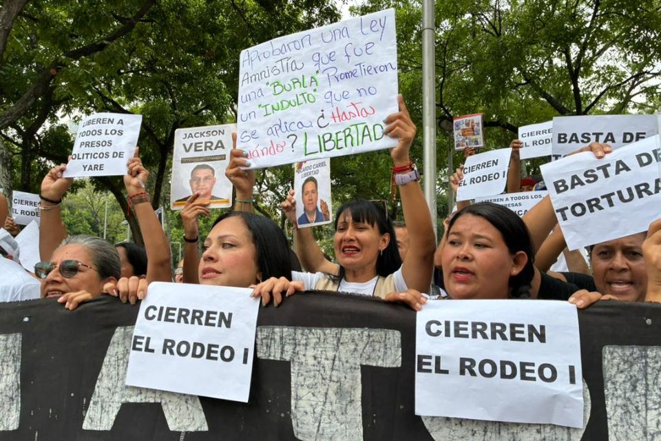 Protesta presos políticos MP
