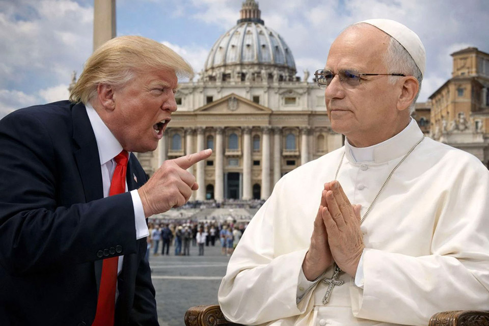 Trump y León XIV