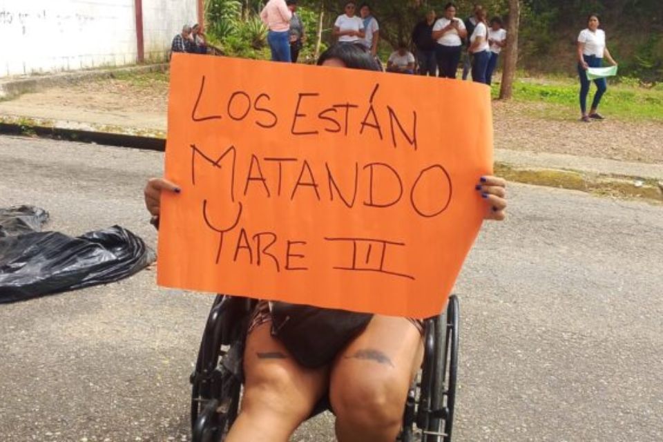 protesta cárcel Yare III