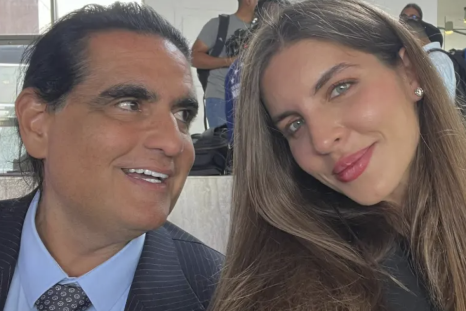 Camilla Fabri y Alex Saab