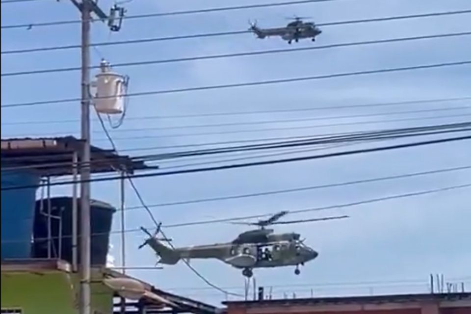 Despliegue militar minas de Bolívar