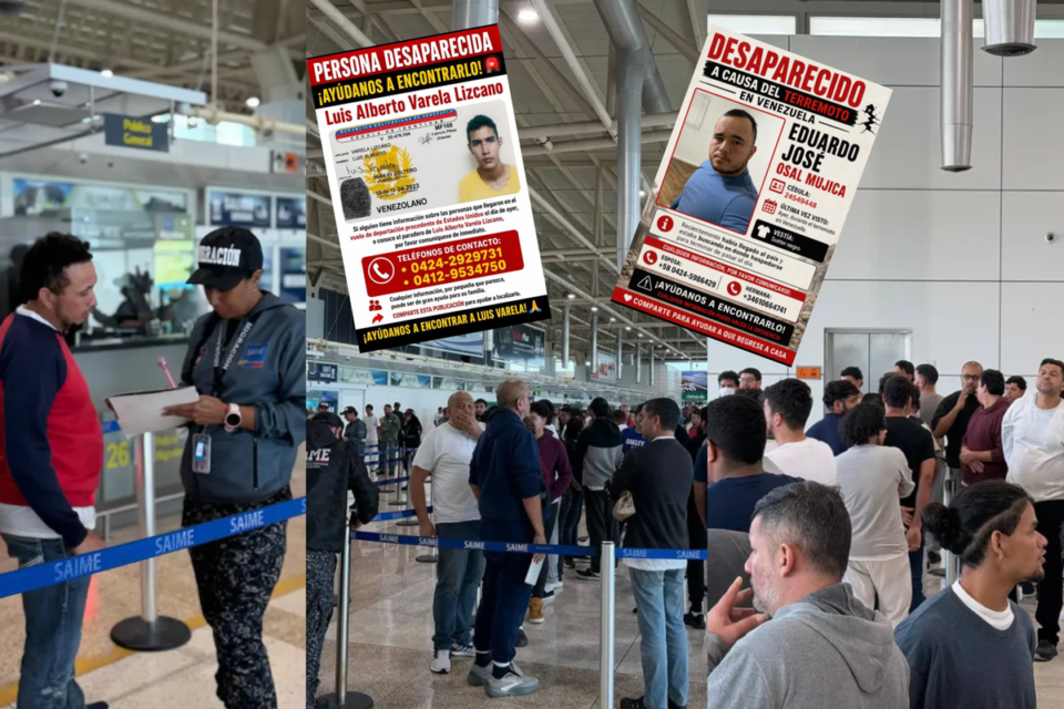 Deportados vuelo 164. Desaparecidos