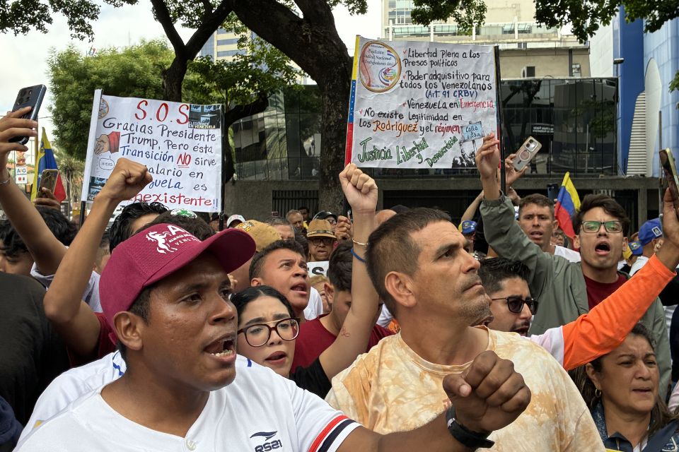 Protesta elecciones presidenciales presos EEUU