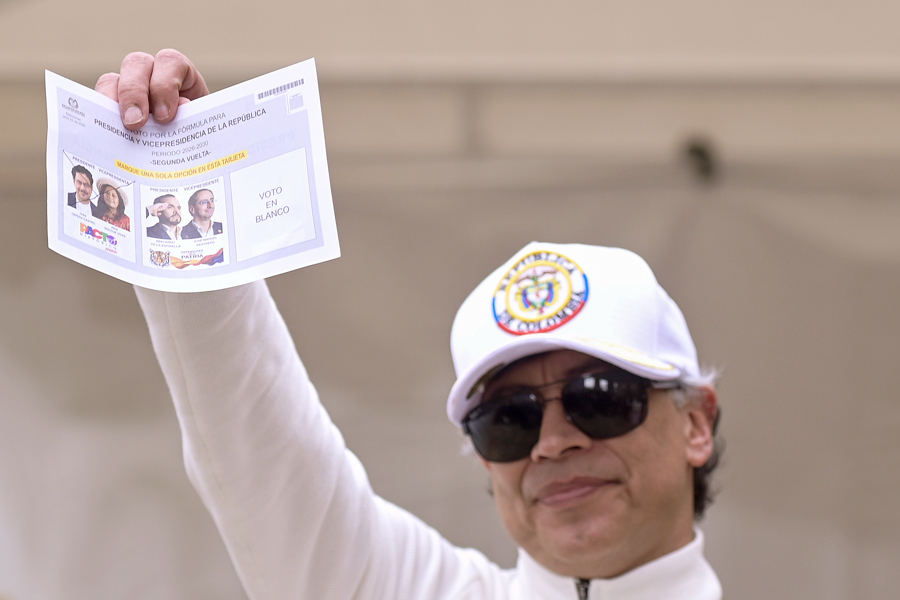 Gustavo Petro voto elecciones 2026