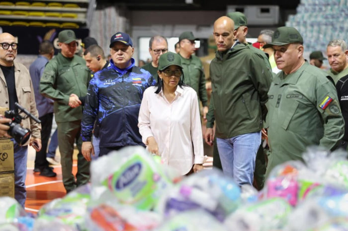 Delcy Rodríguez terremotos visita oficial