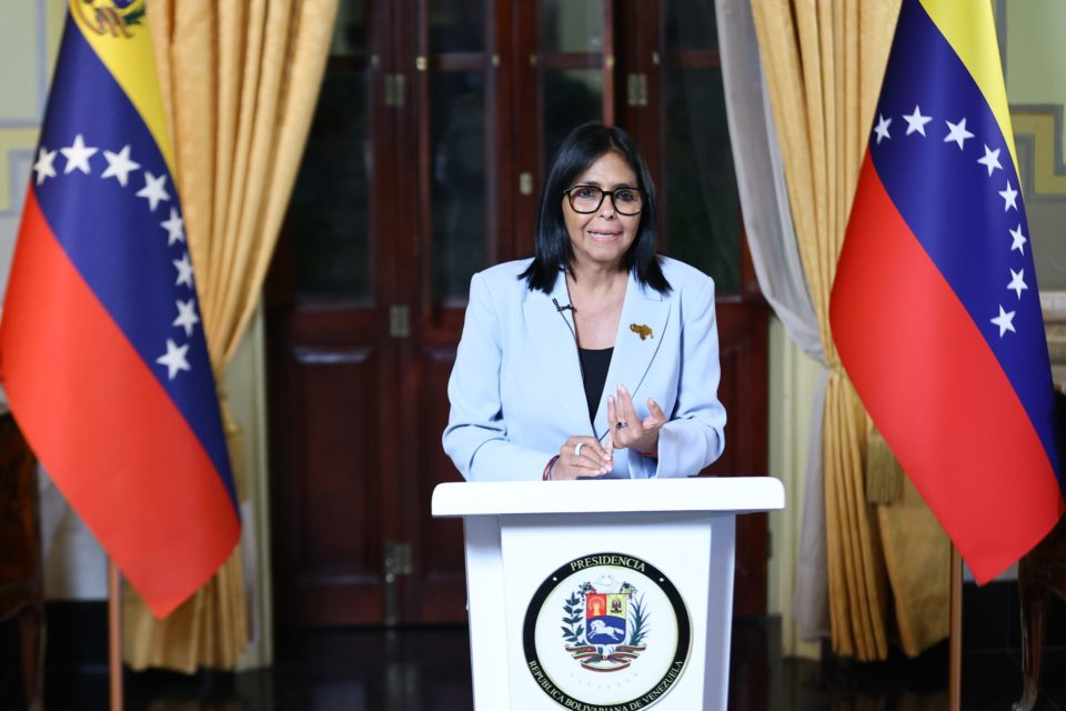Delcy Rodríguez alocución 29-08-26