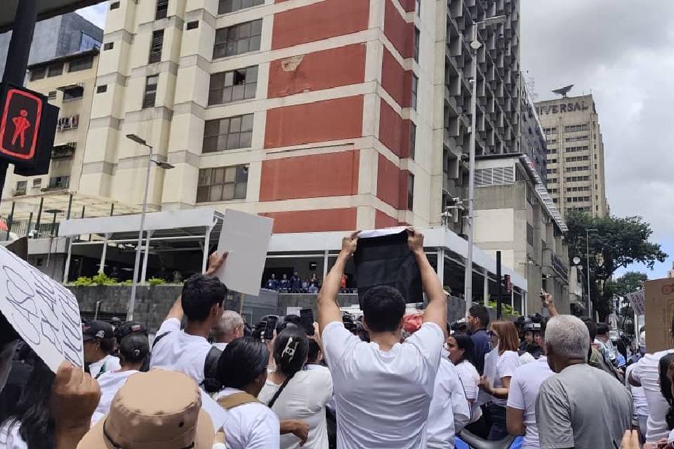Protesta presos políticos MinInterior