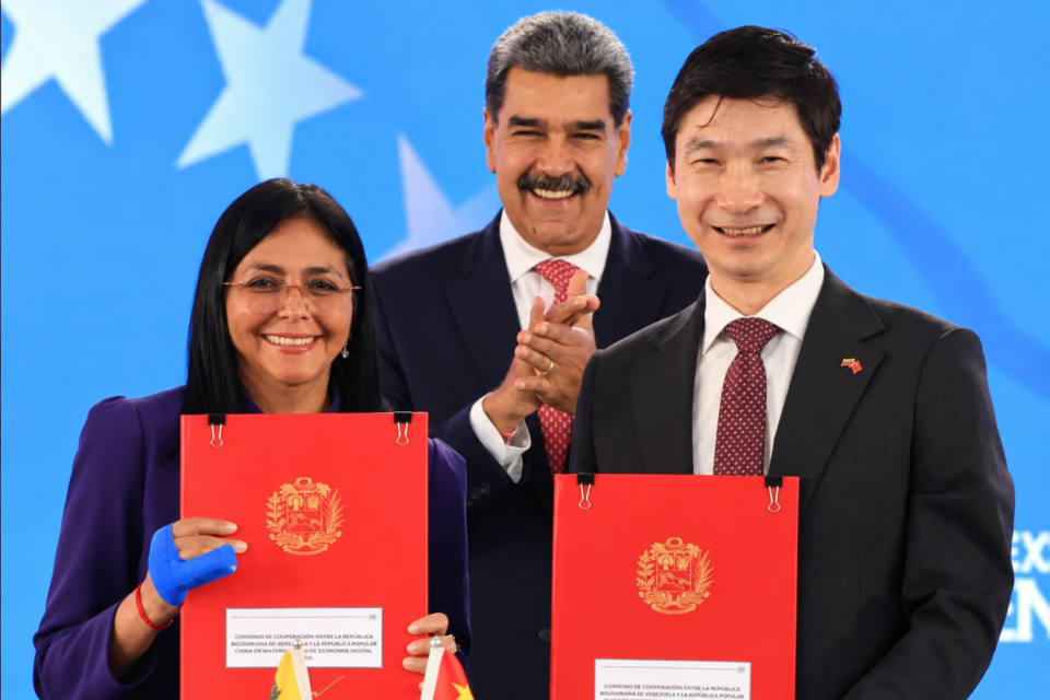 China IA Maduro Venezuela Delcy Rodríguez