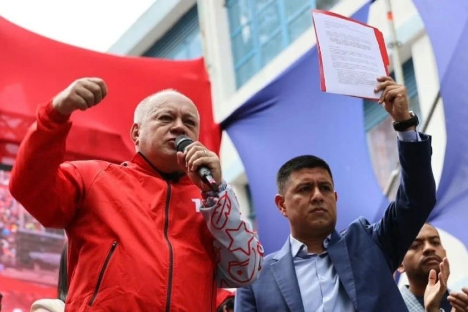 Diosdado Cabello - Delcy Rodríguez en la ONU
