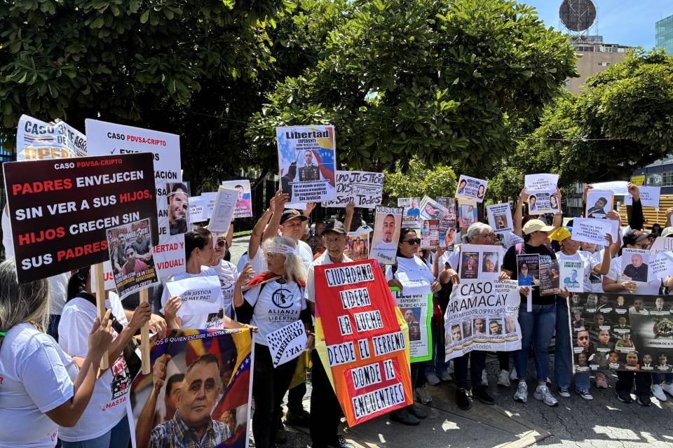 Protesta presos políticos Chacaíto