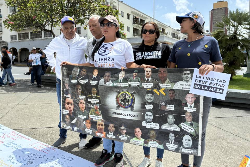 Protesta presos políticos Miraflores