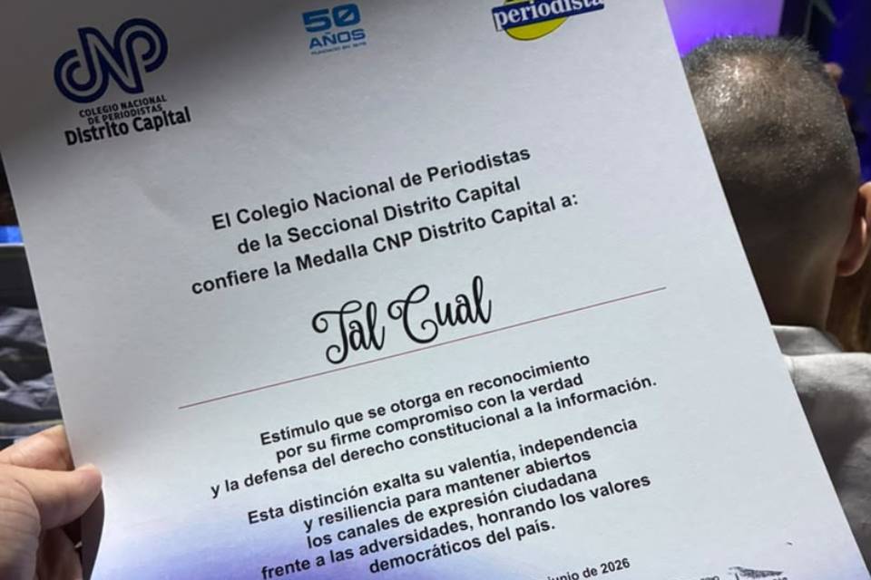 Reconocimiento TalCual CNP