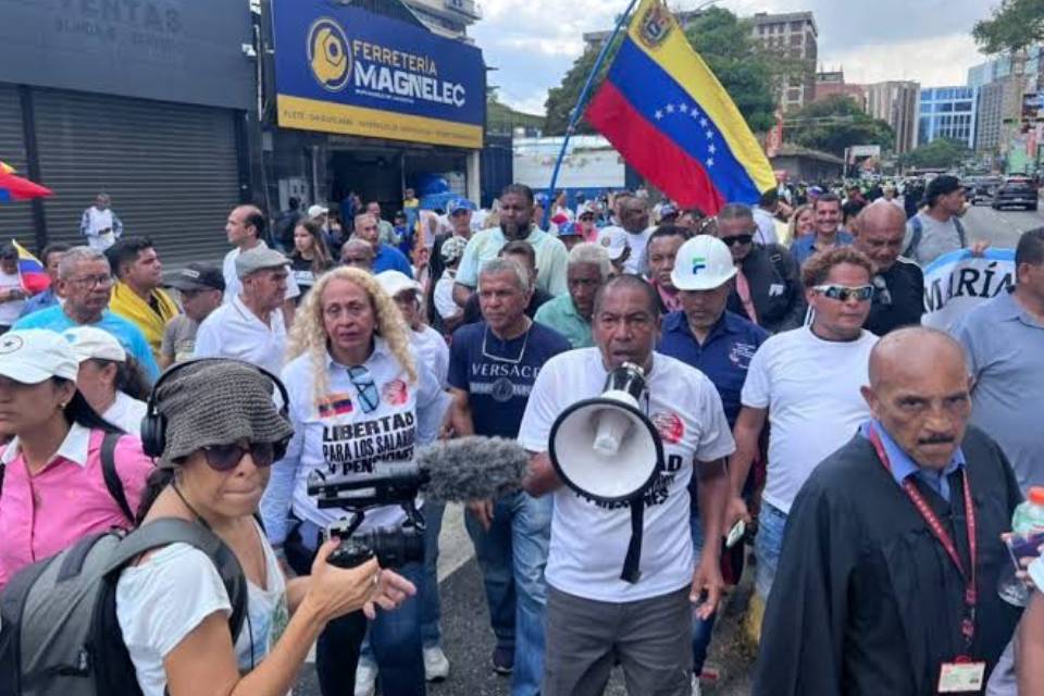 presos poĺiticos - marcha miraflores